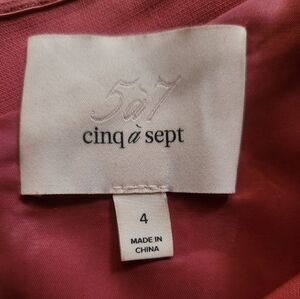Cinq A Sept Kenna Baroque Rose Dress